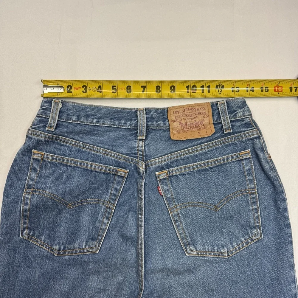 Vintage VTG Levi's 501 90s Shorts Fits 27x9 Made in USA Denim Cut Off‎ Jorts